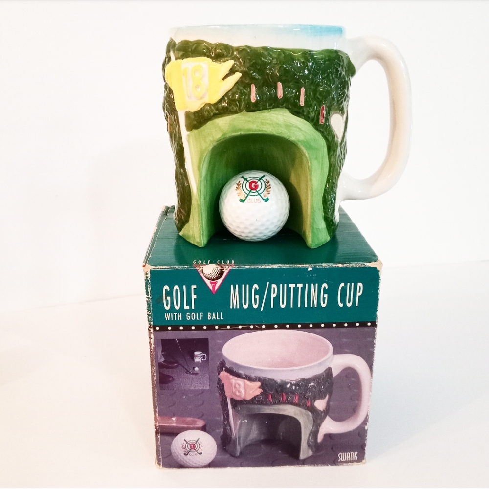Vintage Swank Golf Putting Mug